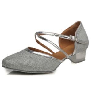 Brand New Silver Ballroom Dance Shoes Size 9